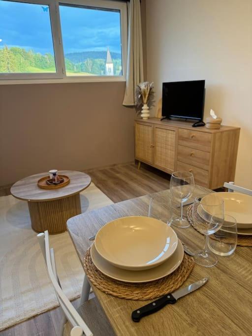 Studio Cosy Au Coeur Du Haut-Jura Foncine-le-Bas Zewnętrze zdjęcie